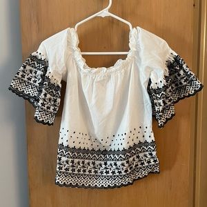 Charlotte Russe off shoulder (mid sleeve) shirt - XS